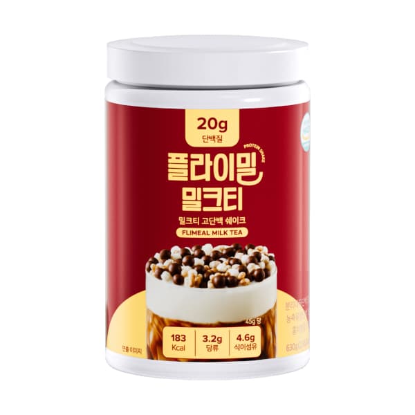 Flimeal - Shake protéiné - 630g - Milk Tea
