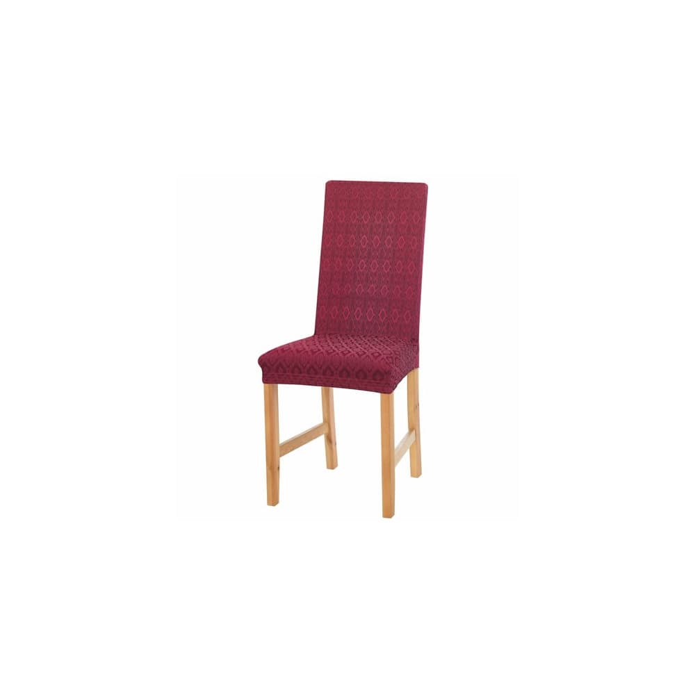 Couvre-chaises extensibles bordeaux - les 2