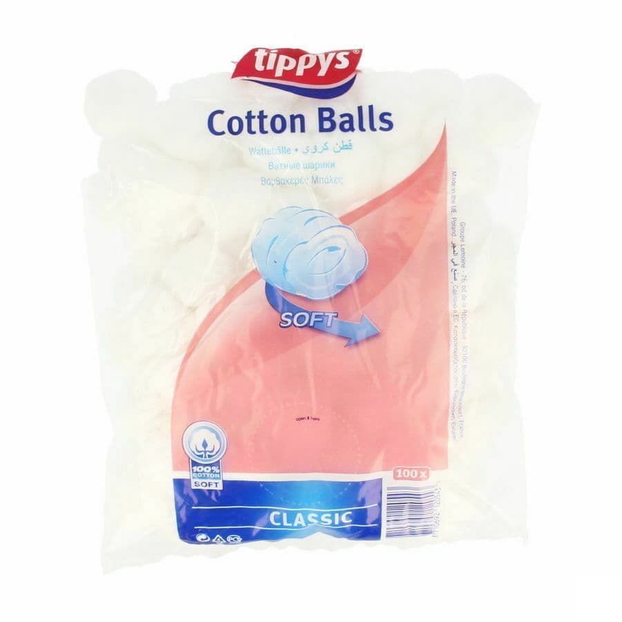 Tippys Ouate Tampons Blanc 100