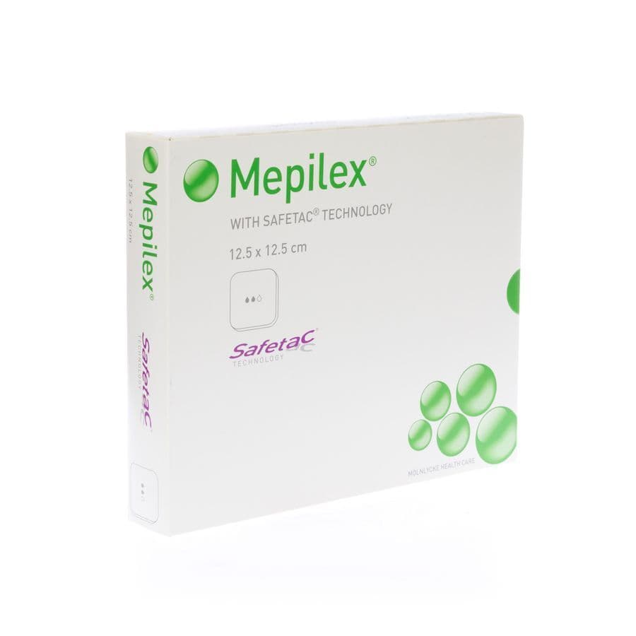 Mepilex Pans Mousse Sil Abs Ster 12,5x12,5cm 5