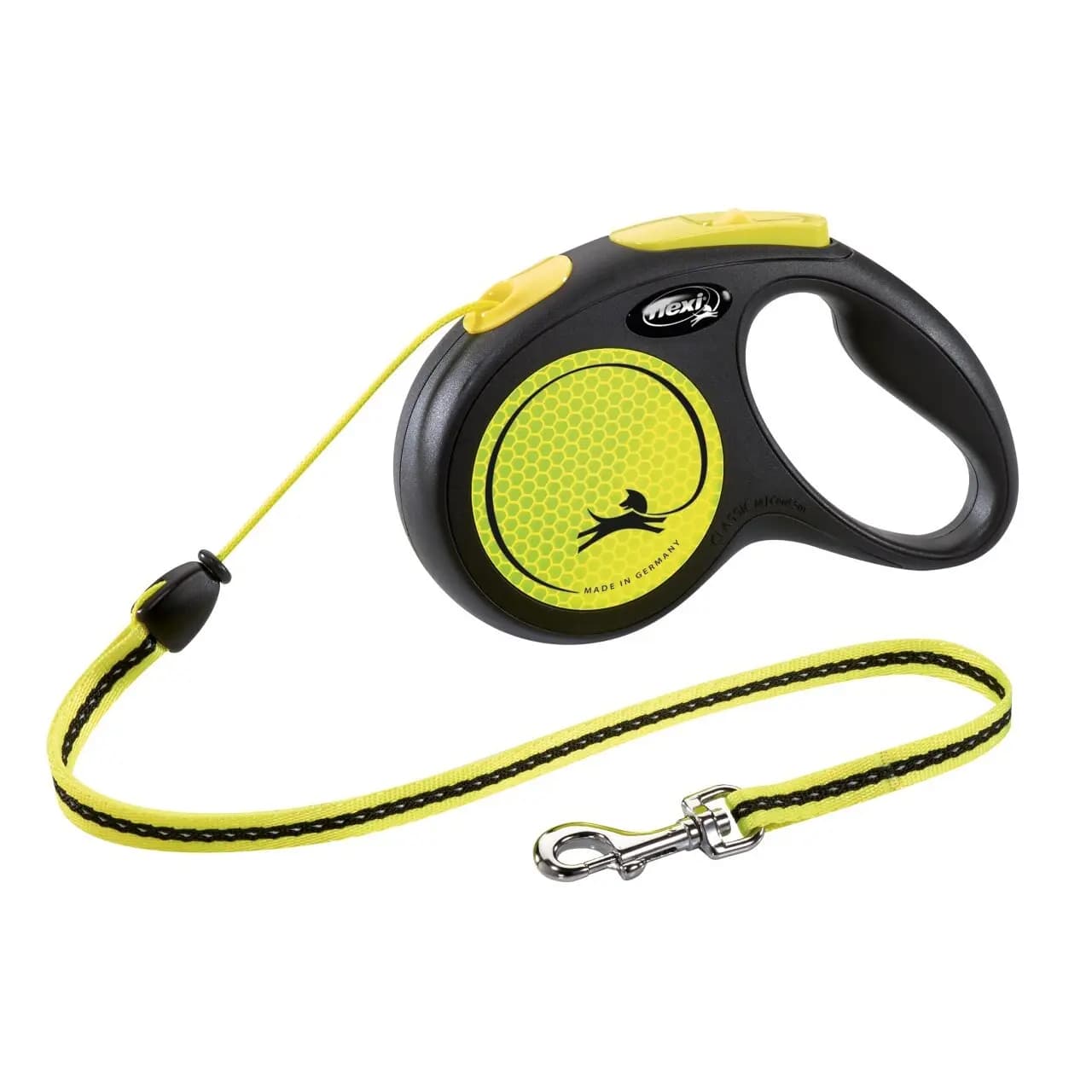 Laisse-sangle pour chien Kerbl Flexi New Neon
