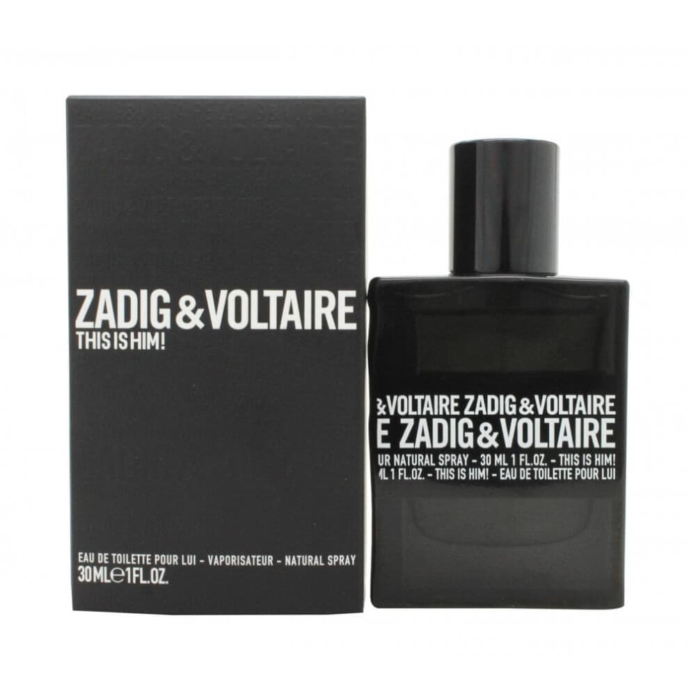 ZADIG & VOLTAIRE THIS IS HIM! Eau de Toilette Vaporisateur 30 ml - Parfum Masculin Intense