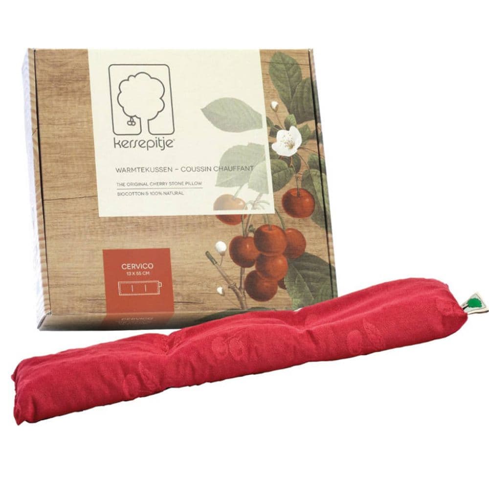 Kersepitje Coussin de Noyaux Cerise Cervico 13x55 cm Chauffant 1 pc(s)