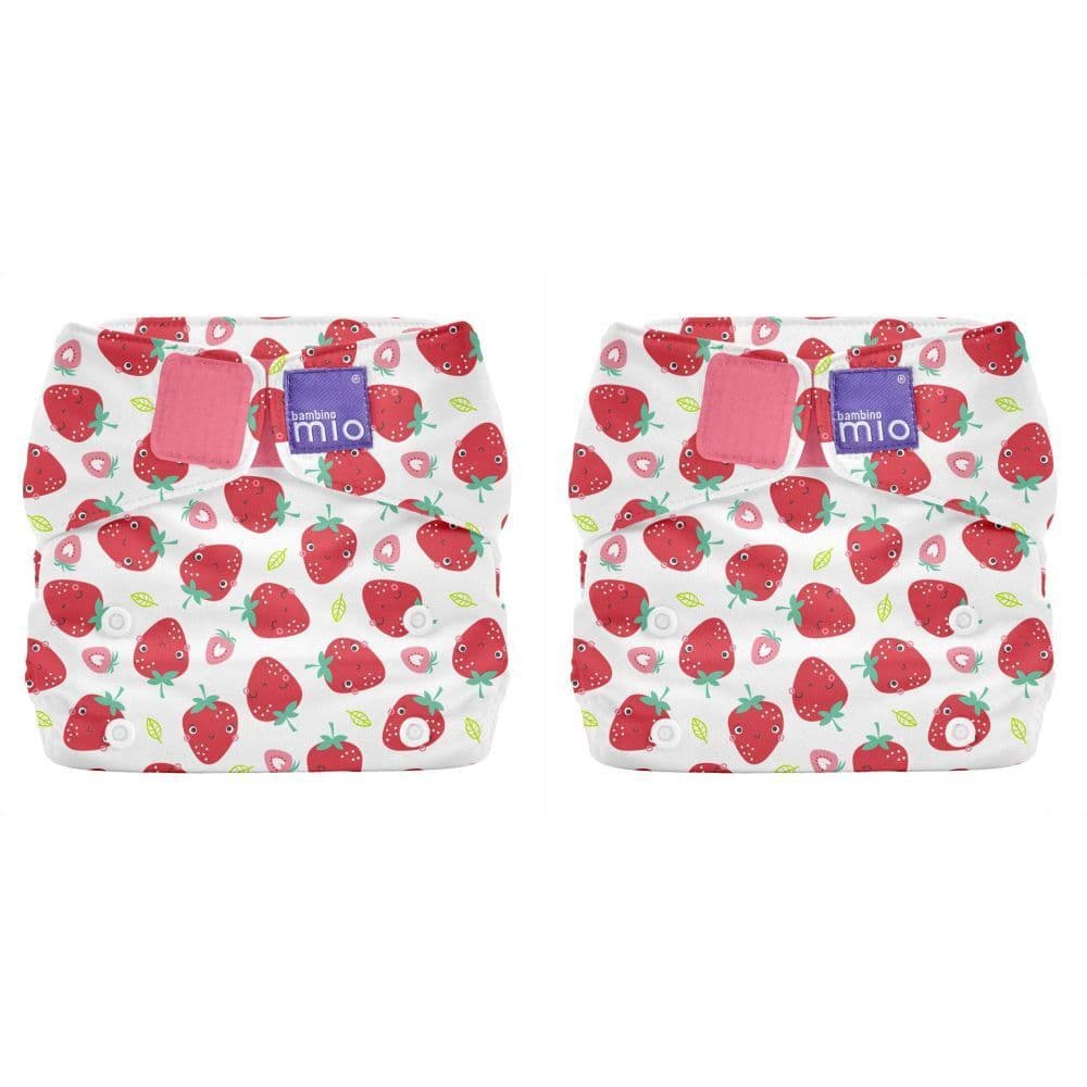 Bambino Mio Miosolo classic All-in-One Couche-culotte en tissu Fraise rafraîchissante Couches 2x1 pc(s)