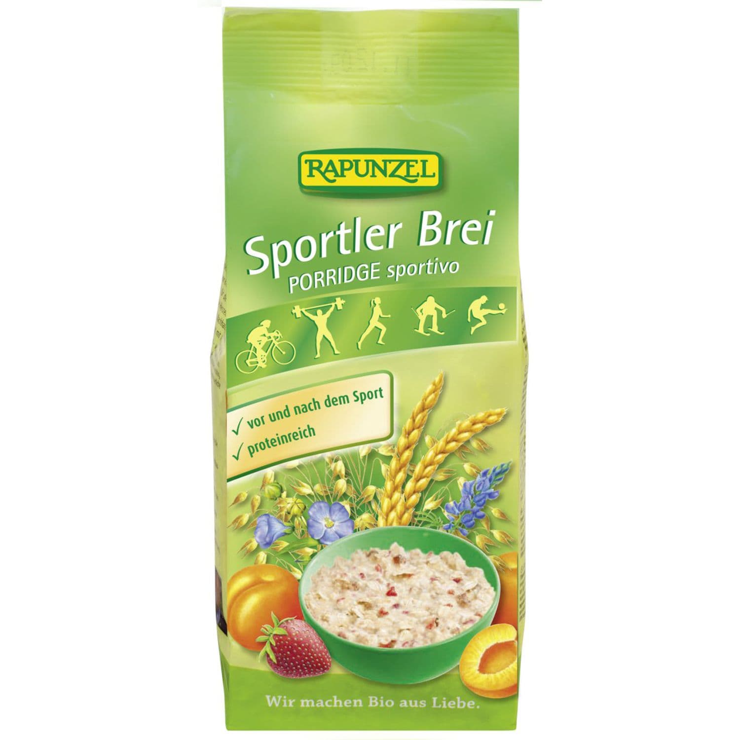 RAPUNZEL Porridge pour Sportifs 500 g Purée
