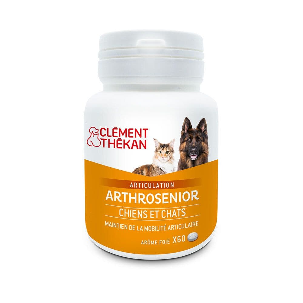 Clément Thékan Arthrosenior - Soulage la douleur liée à l'Arthrose chez le Chien et Chat Stimule régénération du cartilage Aide mobilité