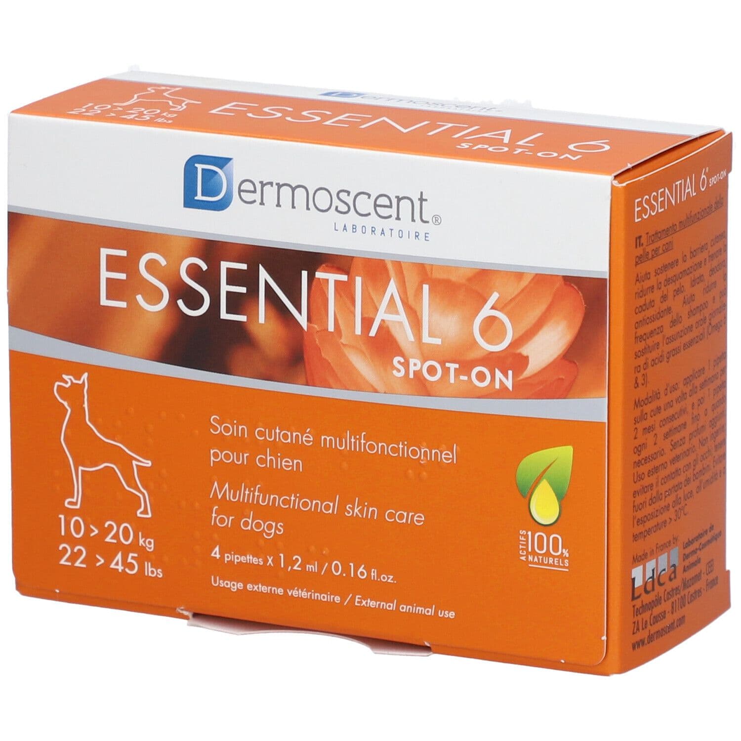 DERMOSCENT Essential 6 Spot-On 5 ml Pipette(S) Unidose(S)