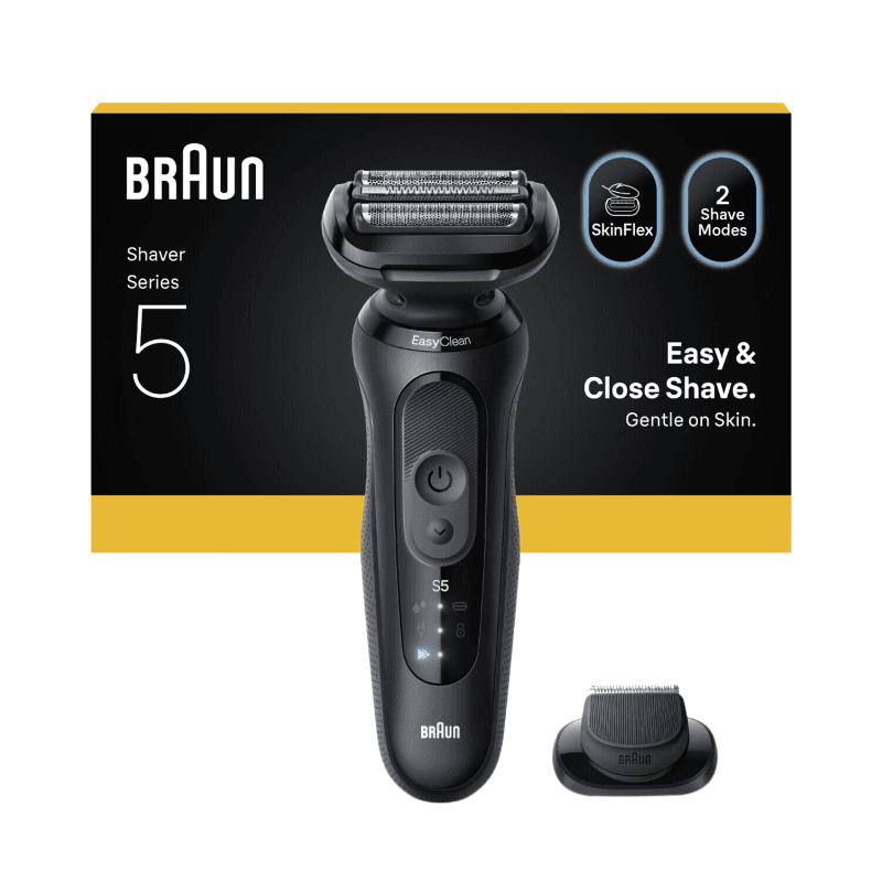 BRAUN Série 5 52-N1200s Rasoir à tondeuse de précision 100 % étanche
