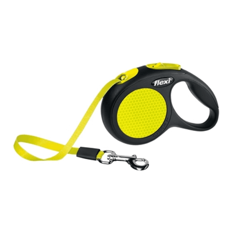 FLEXI New Classic Laisse néon taille L - 5 m