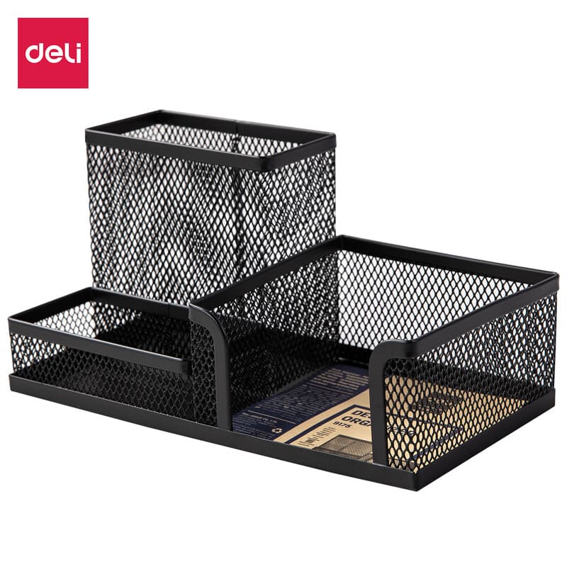 Deli Organisateur de bureau multifonction - Noir