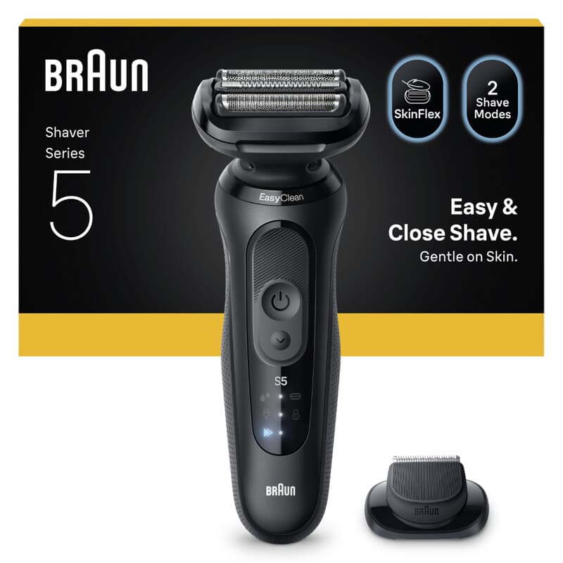 BRAUN Série 5 52-N1200s Rasoir à tondeuse de précision 100 % étanche