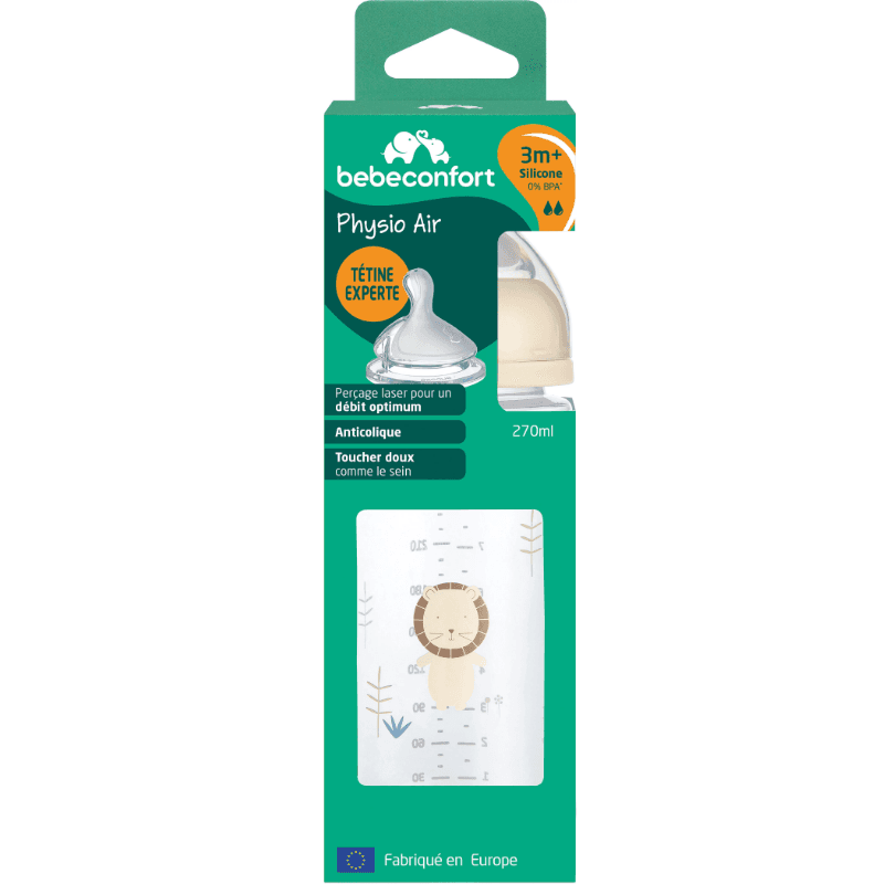 BÉBÉ CONFORT Biberon Physio Air Sand 270ml 1 unité