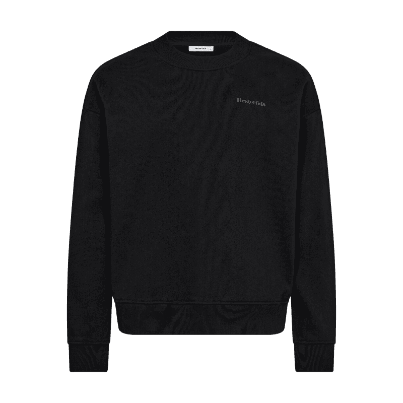 Resteröds Sweat à col rond Drake - Noir - 2XL