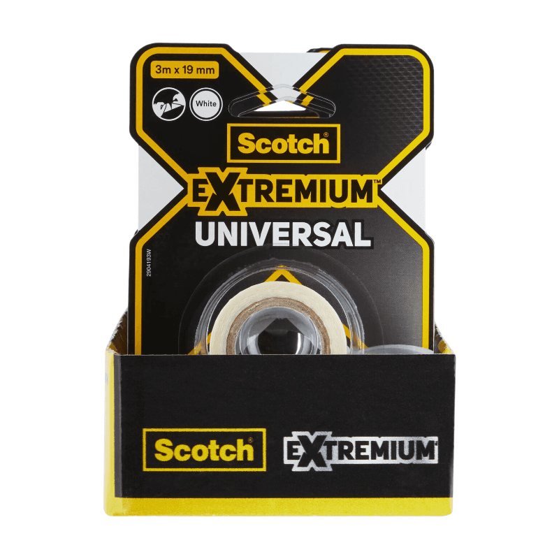 Scotch®Toile de Réparation UNIVERSAL Blanc 3m x 19mm