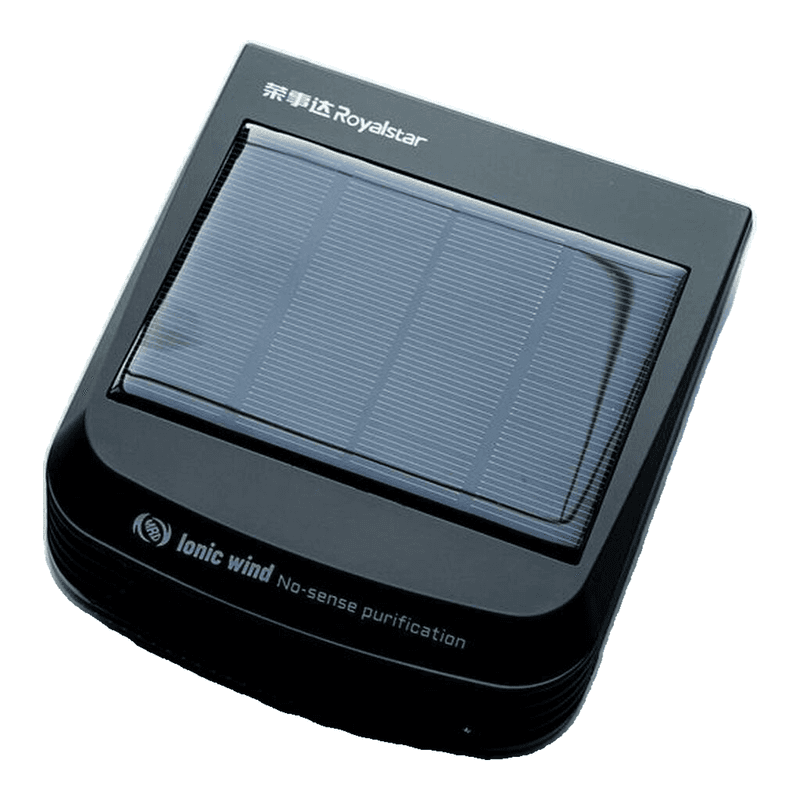 Purificateur d’Air pour Voiture Royalstar – Ions Négatifs & Double Alimentation Solaire/USB, Ultra Silencieux, Compact et Portable, Économie