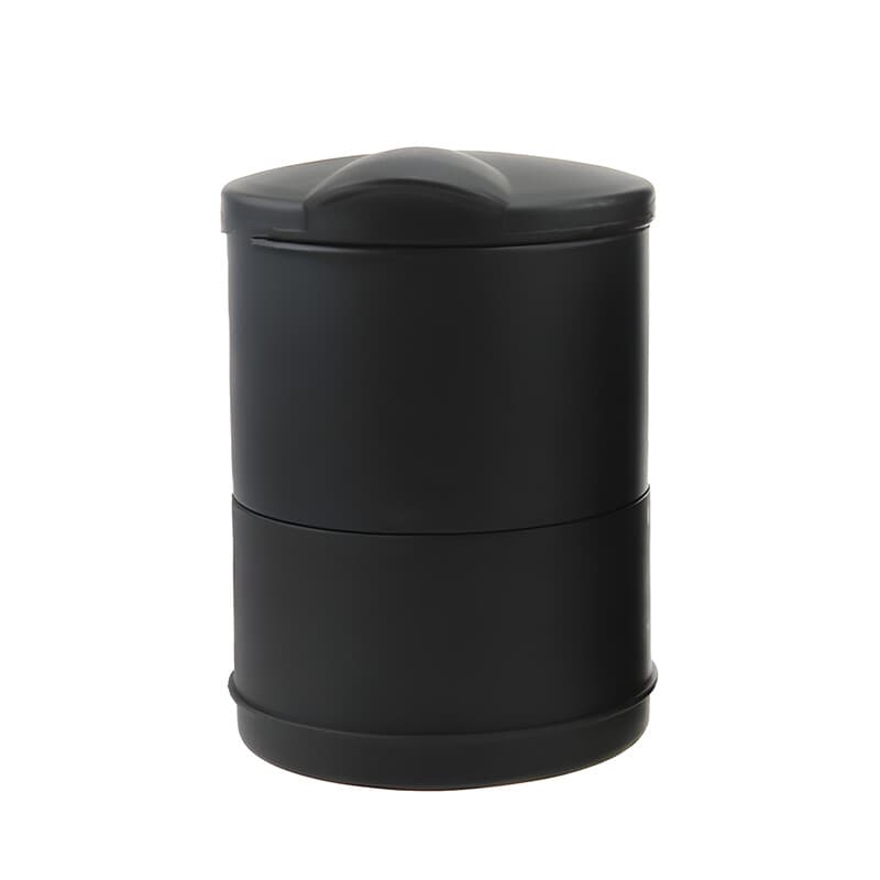 Cendrier de voiture portable grande capacité avec couvercle, résistant aux hautes températures, adapté universellement, fini mat dépoli, étanche