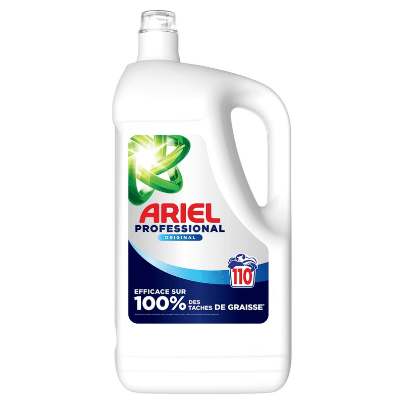 Ariel Lessive liquide professionnelle Original 110 lavages - 4,95 L