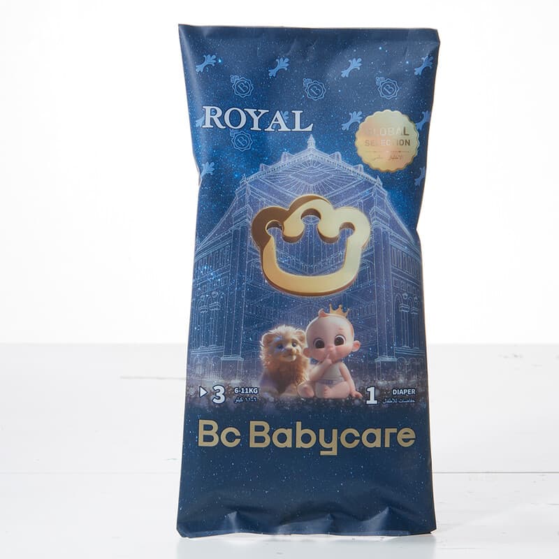 Bc Babycare "Royal Lion Kingdom" Couches pour bébé – Pack d'essai (Taille 3)