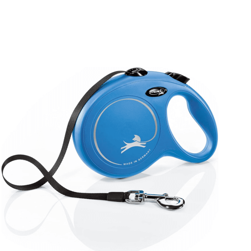Flexi Classic Laisse rétractable pour chien 8 m Bleu Taille L