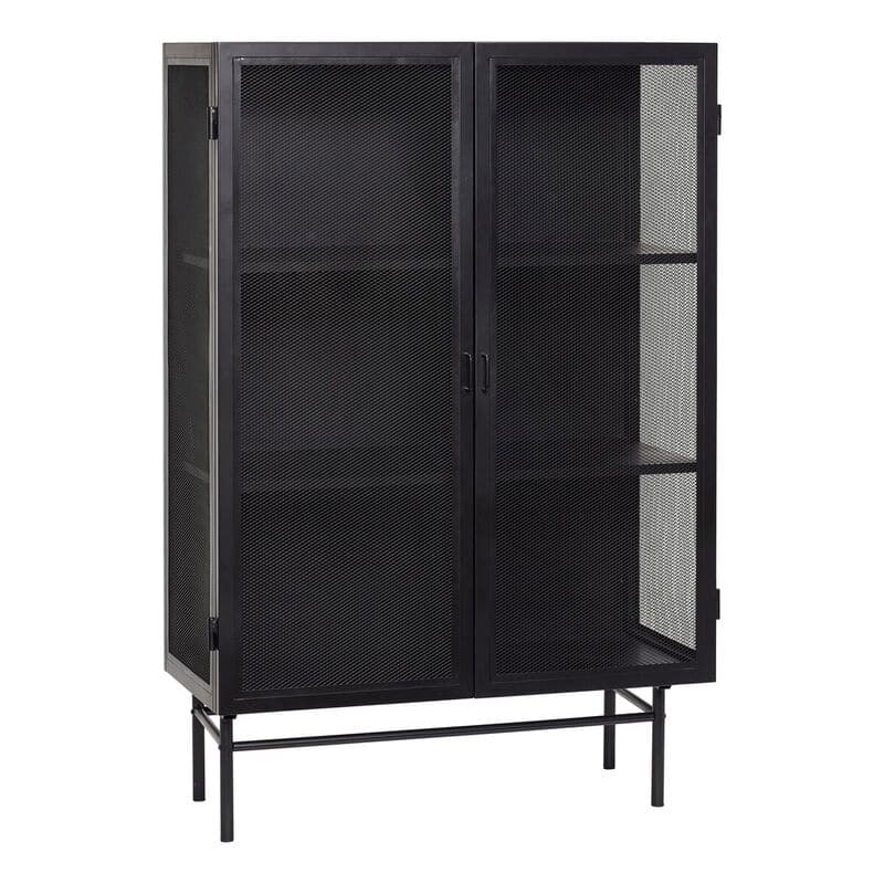 Hübsch Edge Meuble de rangement double - Noir