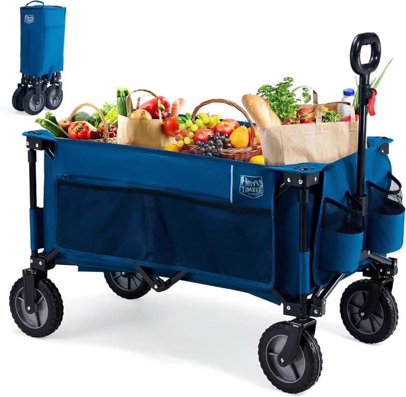 TIMBER RIDGE 21727S Chariot 90 x 50 x 30 Lot de 1