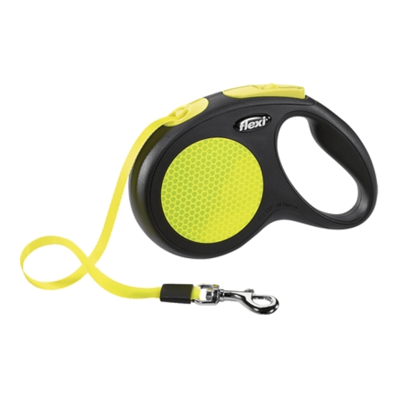 FLEXI New Classic Laisse néon taille M - 5 m