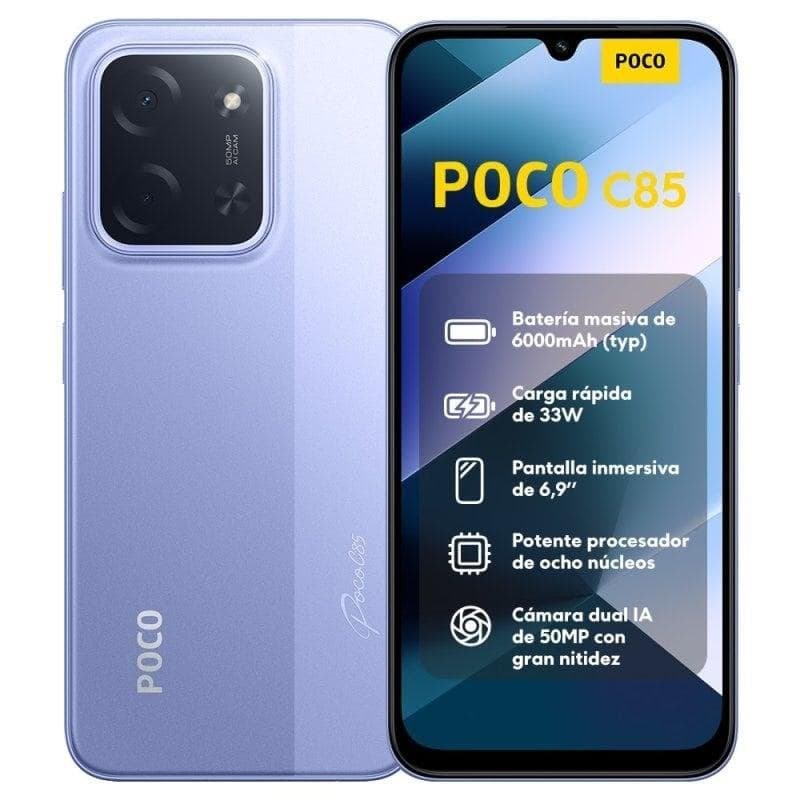POCO C85 4G 6GB 128GB 6.9" Violet
