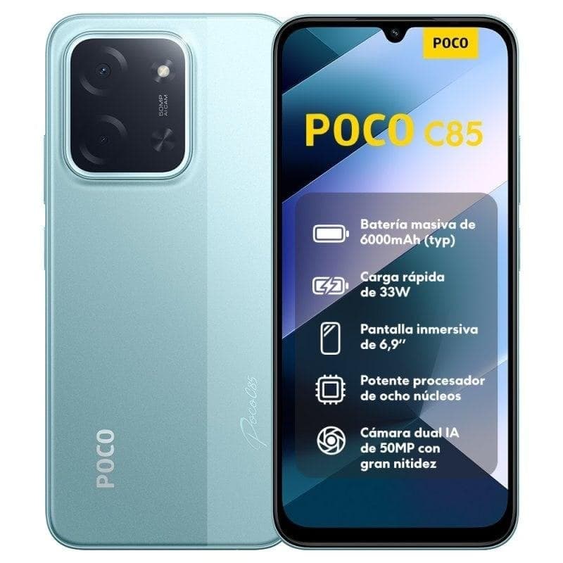 POCO C85 4G 8GB 256GB 6.9" Vert