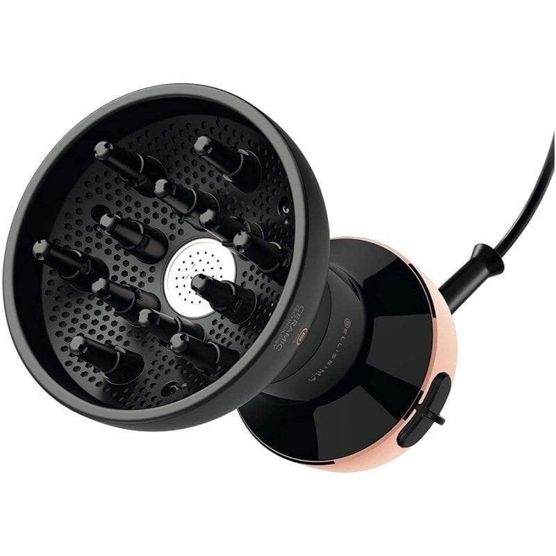 Sèche-cheveux avec Diffuseur Bellissima My Pro Diffon Ceramic DF1 3000 700W 2 Températures 2 Vitesses Diffuseur Intégré Noir Or