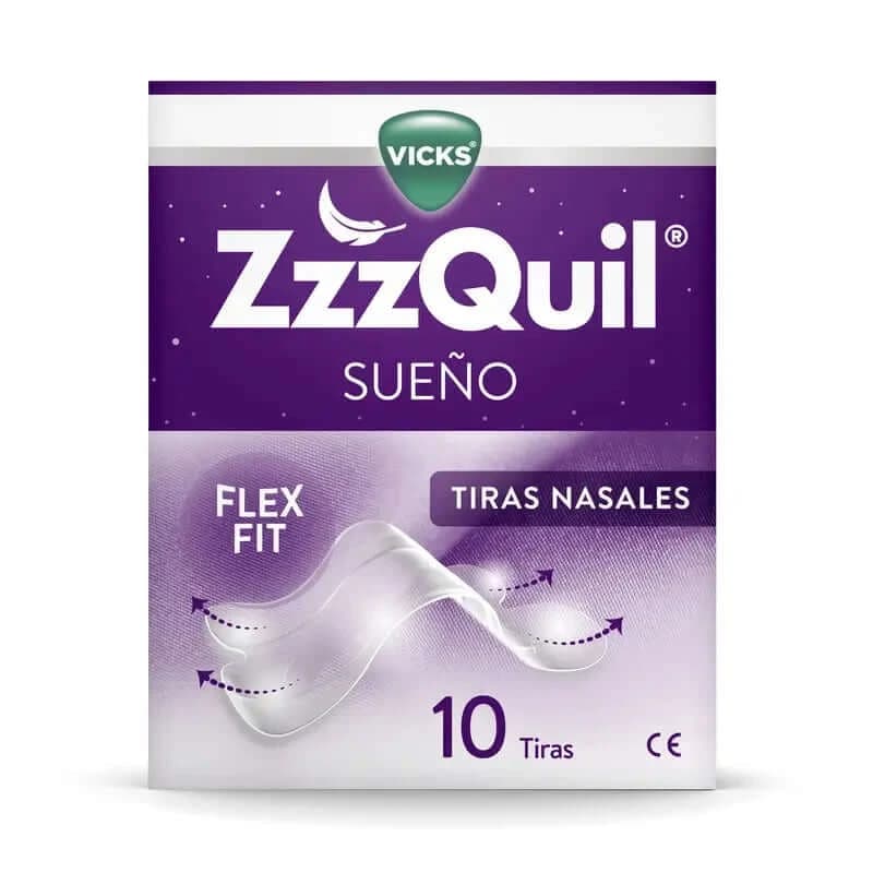 Vicks Zzzquil Sleep 10 Bandelettes nasales