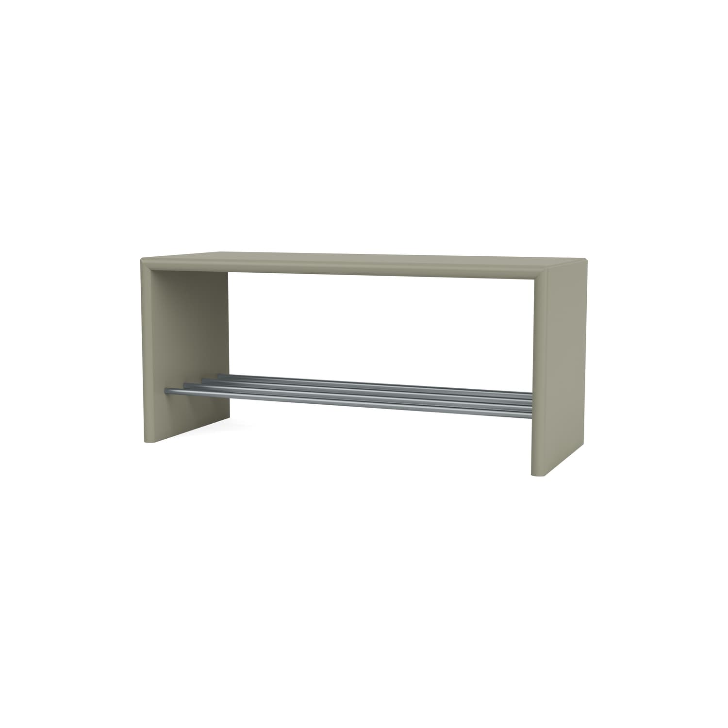 MONTANA - Banc Entrée - Gris - MDF laqué - Designer Peter J. Lassen