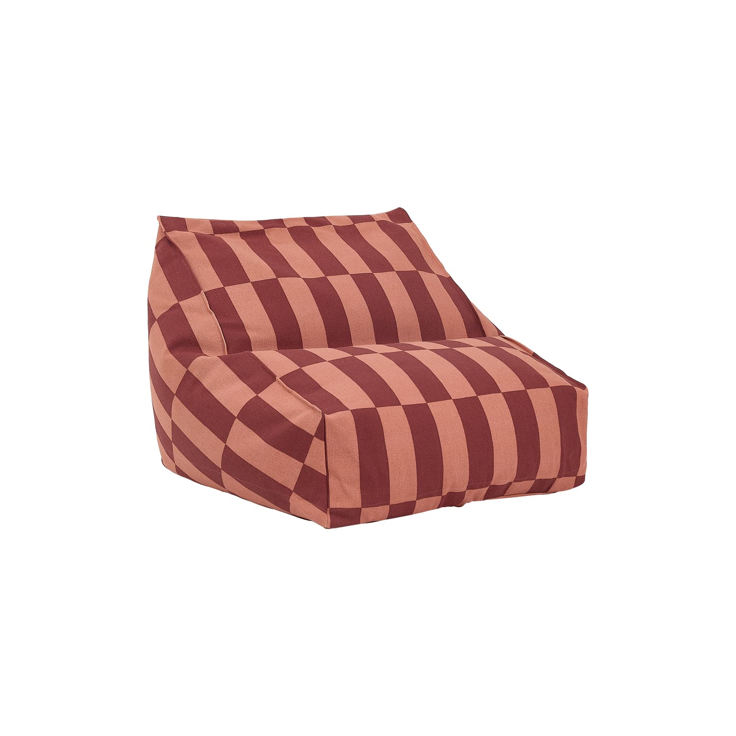 NOBODINOZ - Pouf enfant Vibes - Rouge - Polystyrène expansé