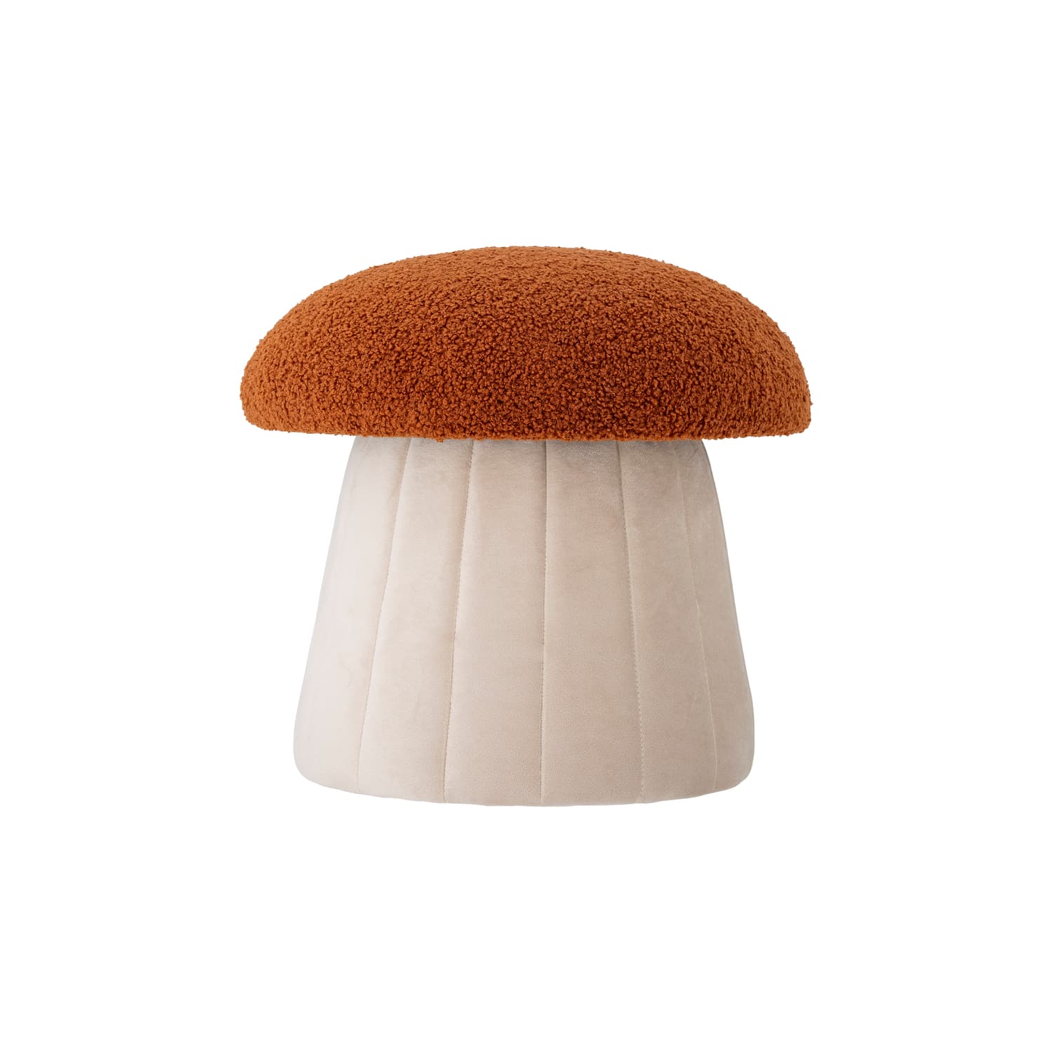 Bloomingville - Pouf enfant Bertil - Orange - Pin