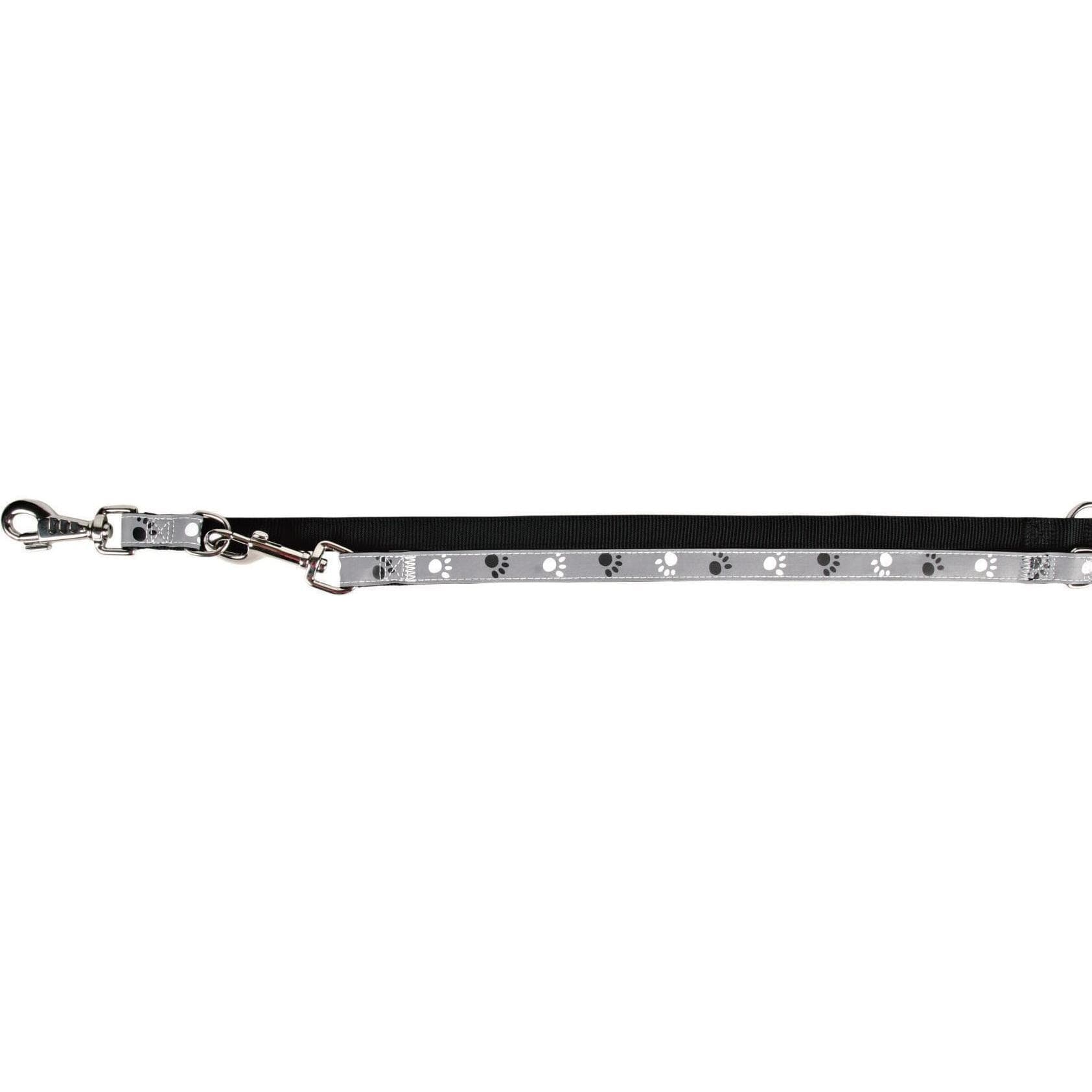 Trixie Laisse double Silver Reflect (L, M, Chien, Général), Collier + laisse