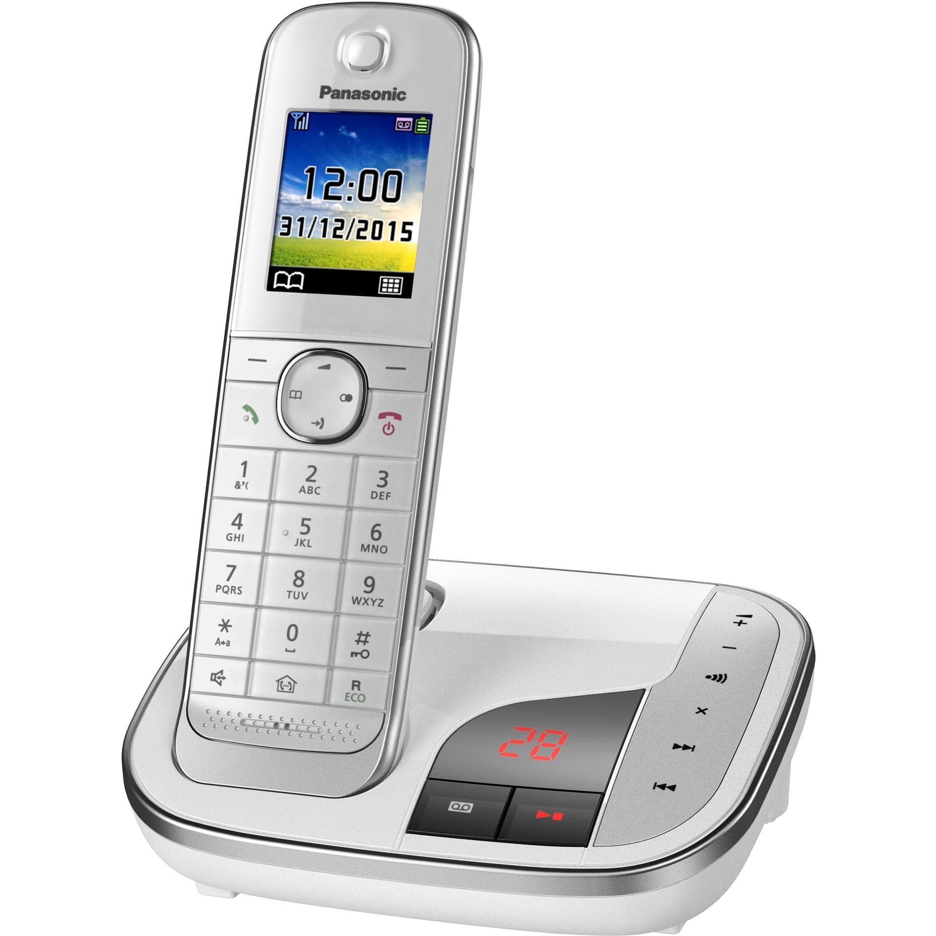 Panasonic KX-TGJ320GW, Téléphone, Noir