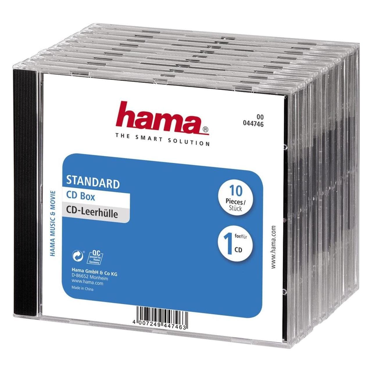 Hama Boîtier pour CD Standard, CD + DVD : accessoires
