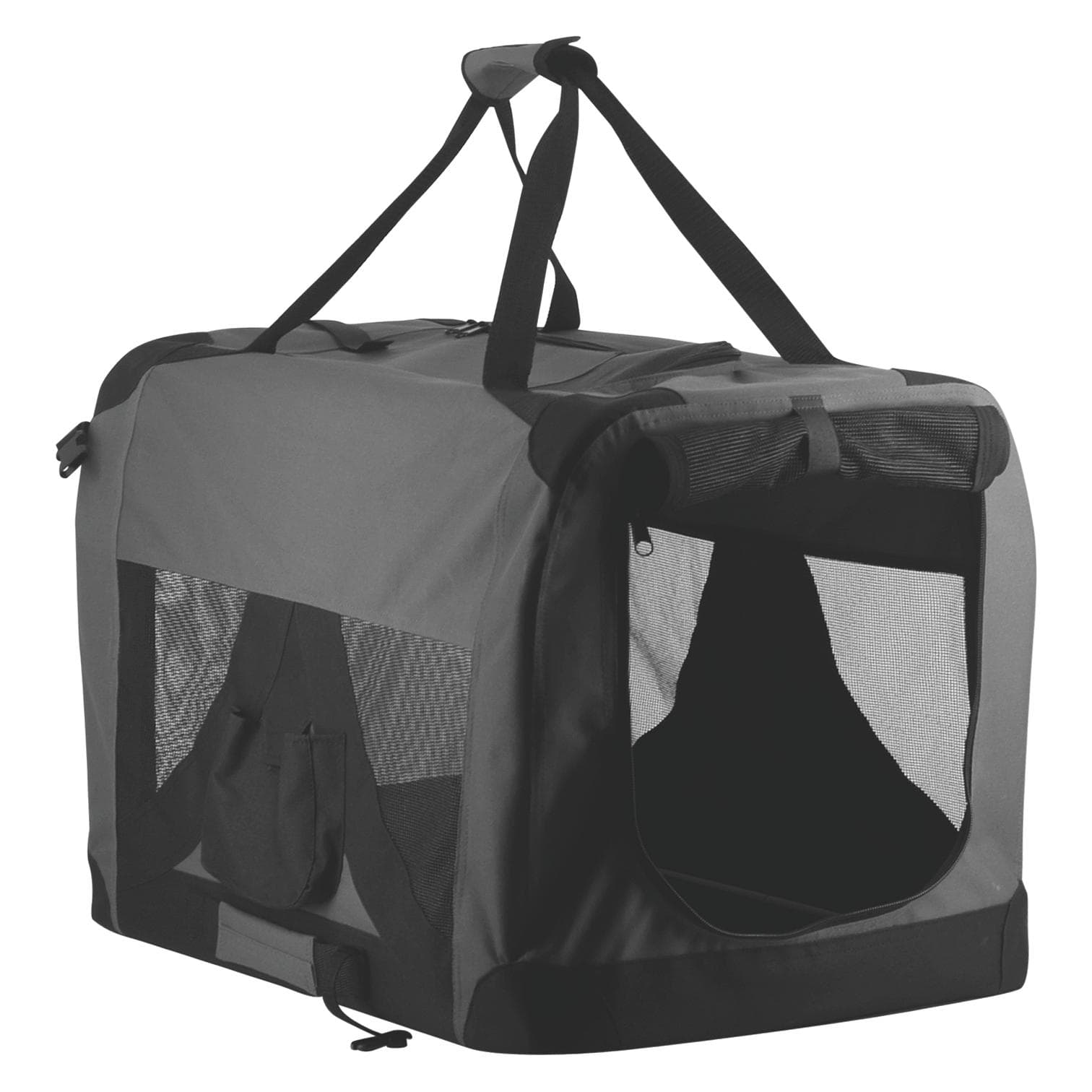 Companion Pet Soft Crate gris/noir XL, Transport d'animaux