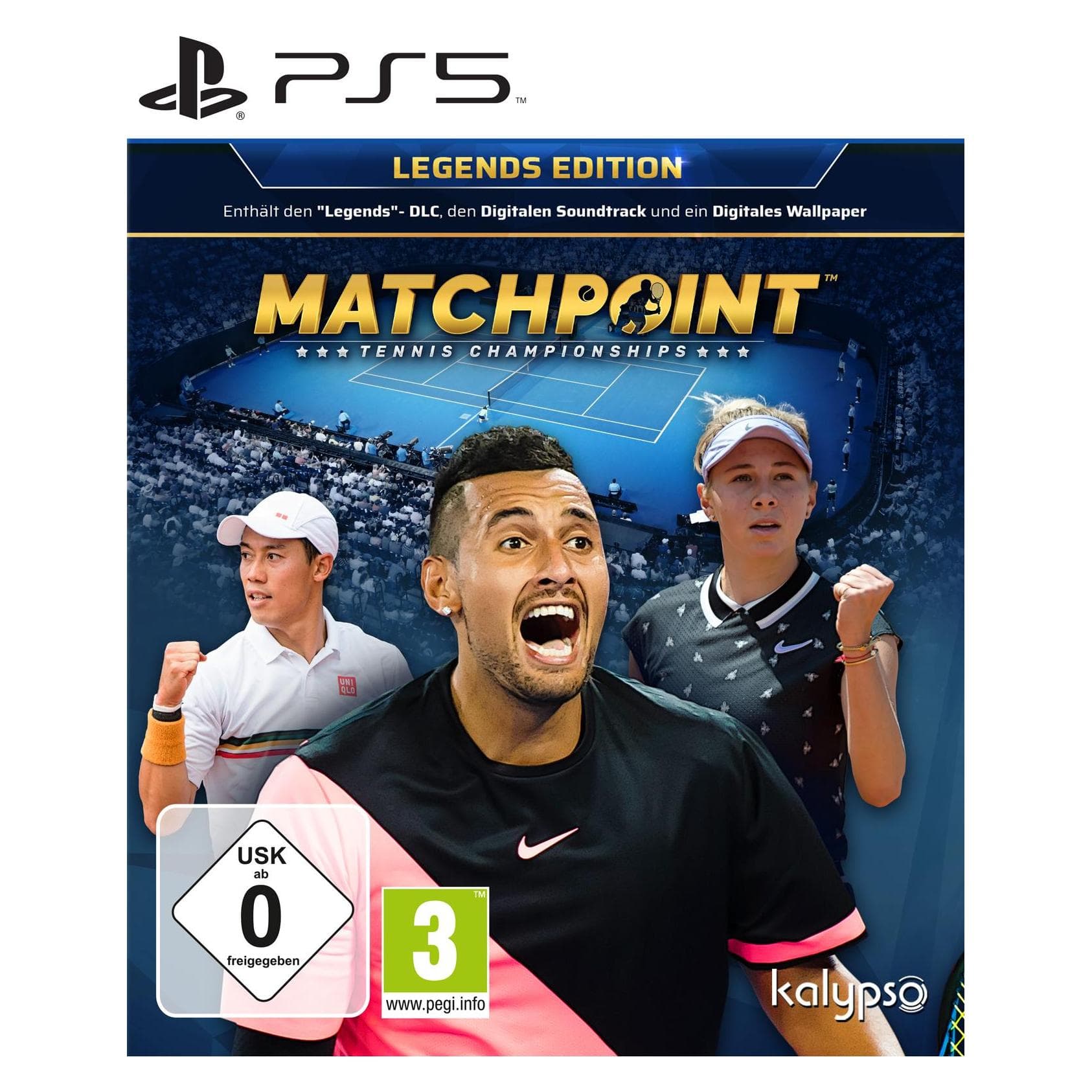 Kalypso Media, Matchpoint - Tennis Championships Legends Edition (PS5) (FR)