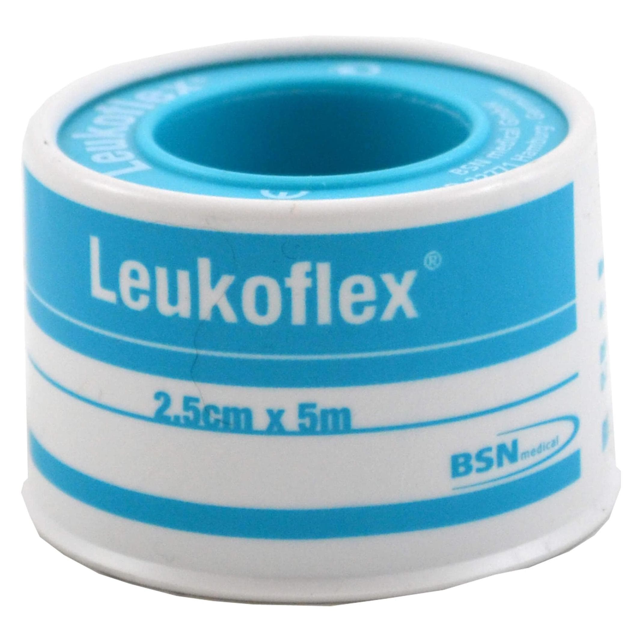 BSN, Pansements, Leukoflex 2,5 cm x 5 m Pansement de fixation occlusif doux pour la peau, 1 pce (1x)