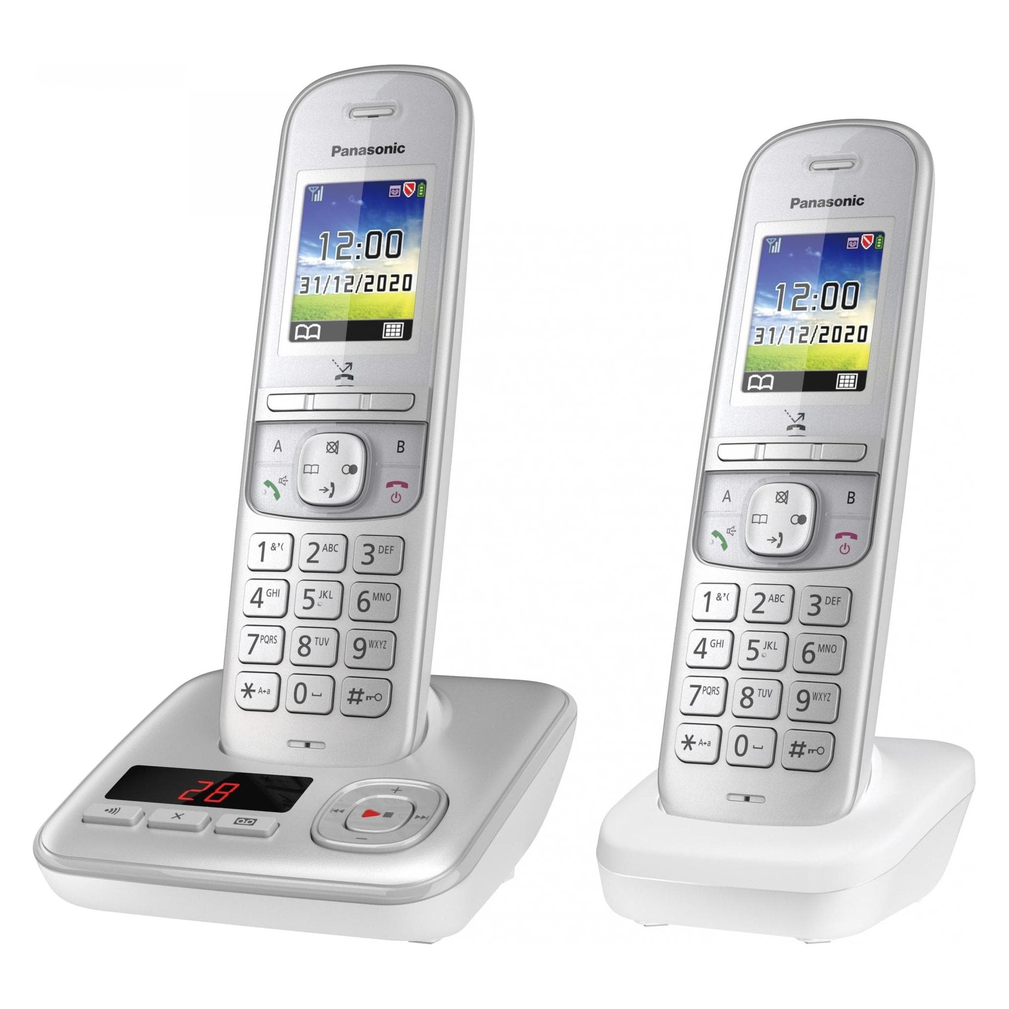 Panasonic KX-TGH722GG, Téléphone, Argent