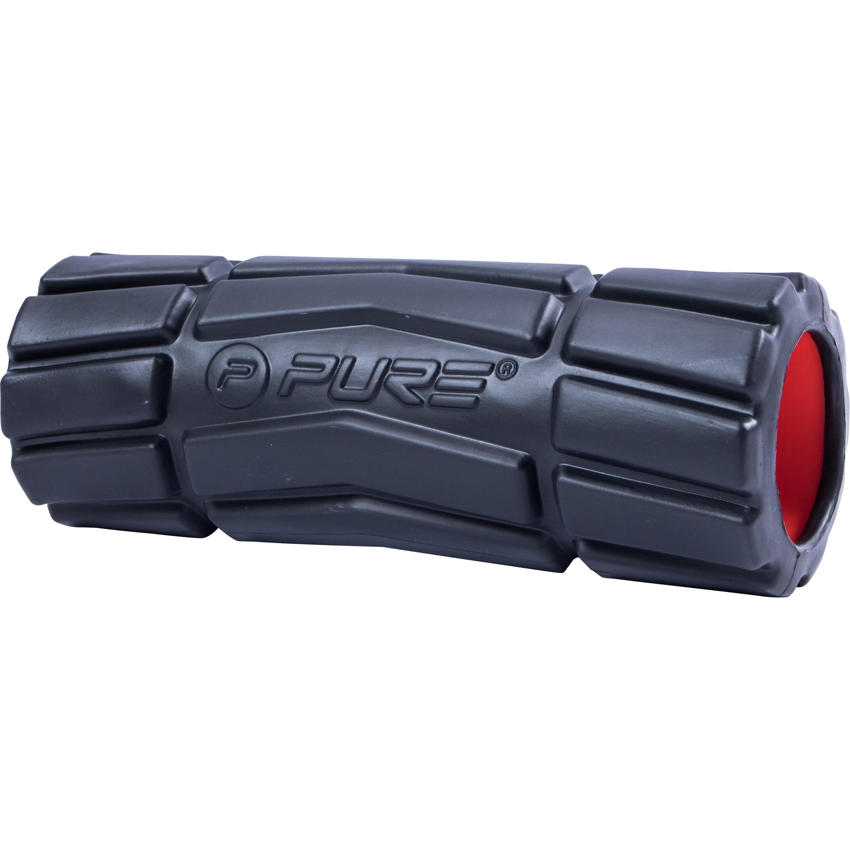 Pure2improve, Balle + rouleau de massage pour fascias, Rouleau de massage fixe (14 cm)
