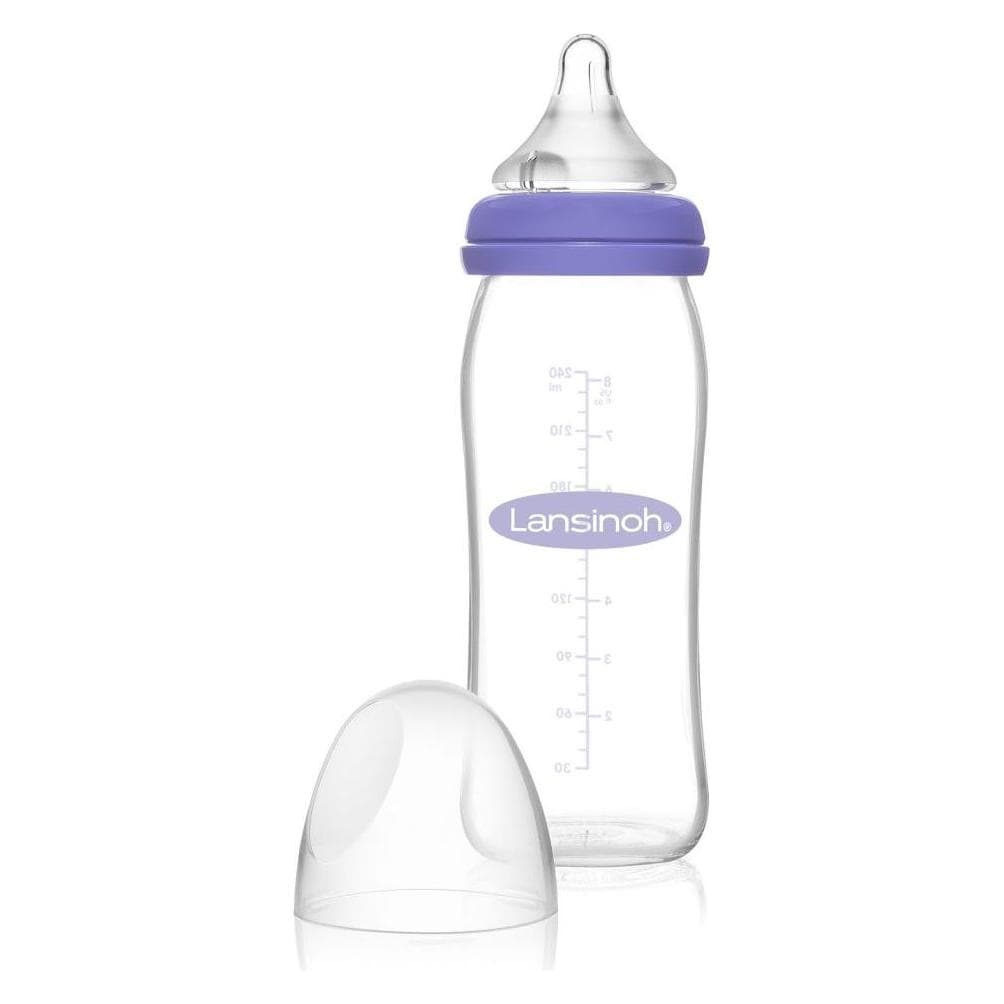 Lansinoh, Biberon, Biberon à col large avec tétine NaturalWave (240 ml)