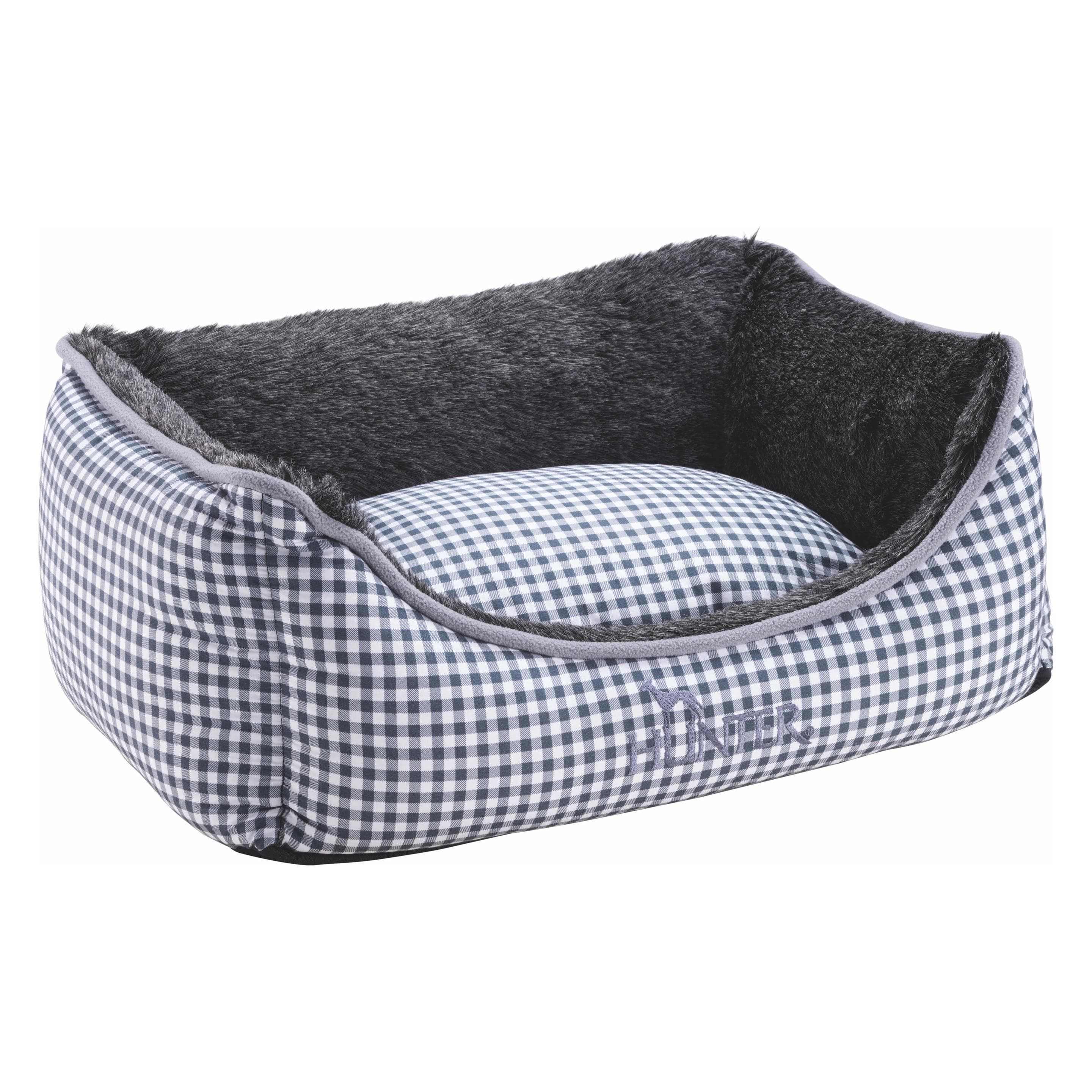 Hunter Canapé pour chiens Astana avec imitation fourrure (Chien), Panier pour chien + chat