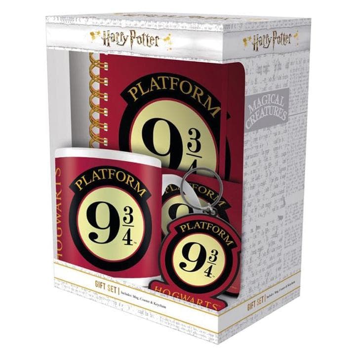 Pyramid HARRY POTTER - Plateforme 9 3/4 - Bumper Gift Set, Tasse, Rouge, Multicolore