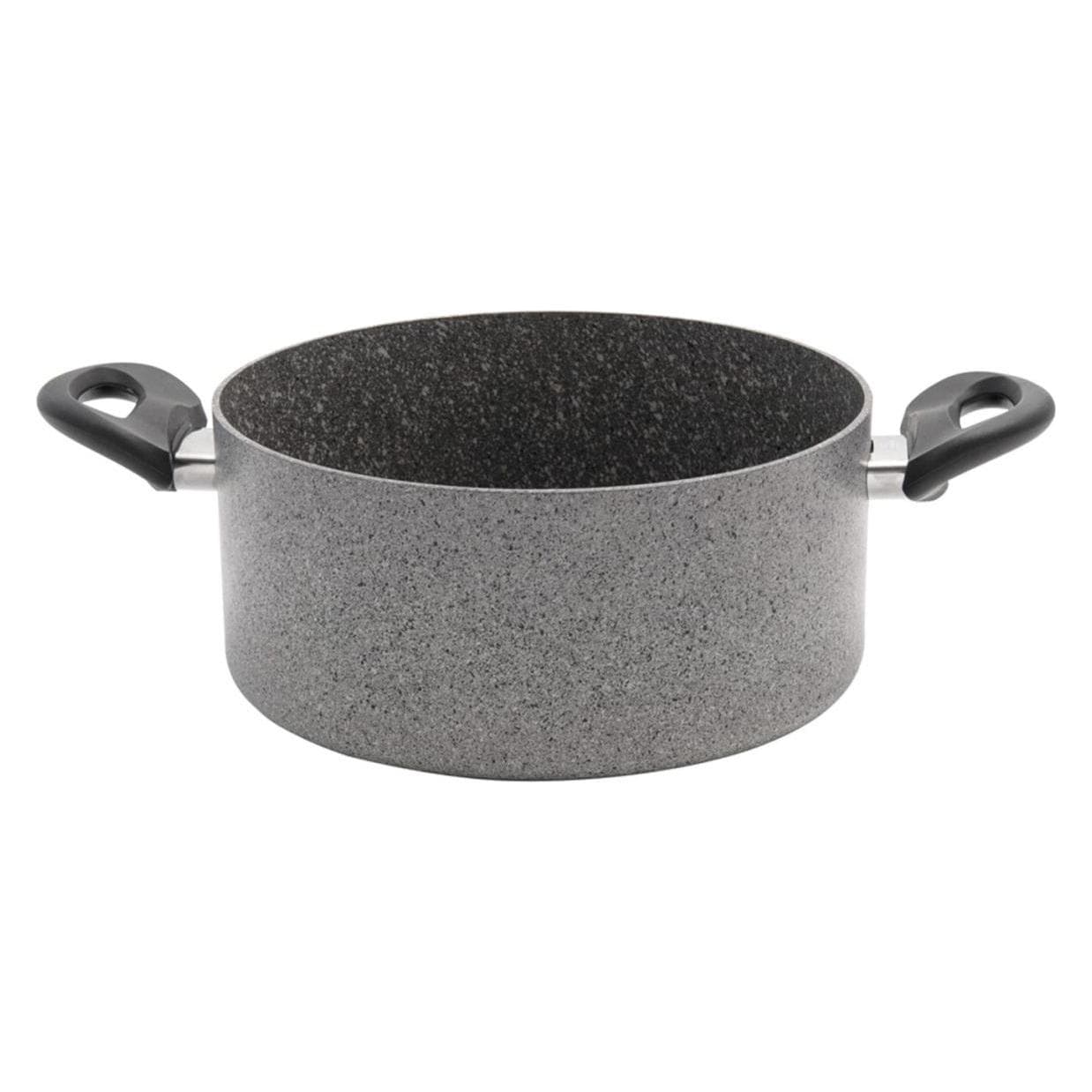 Ballarini Cortina Granitium Casserole à deux poignées, Poêle + casserole, Gris
