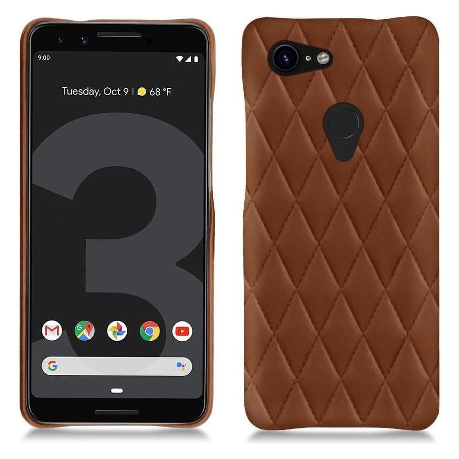 Noreve Housse cuir (Google Pixel 3), Coque pour téléphone portable, Marron