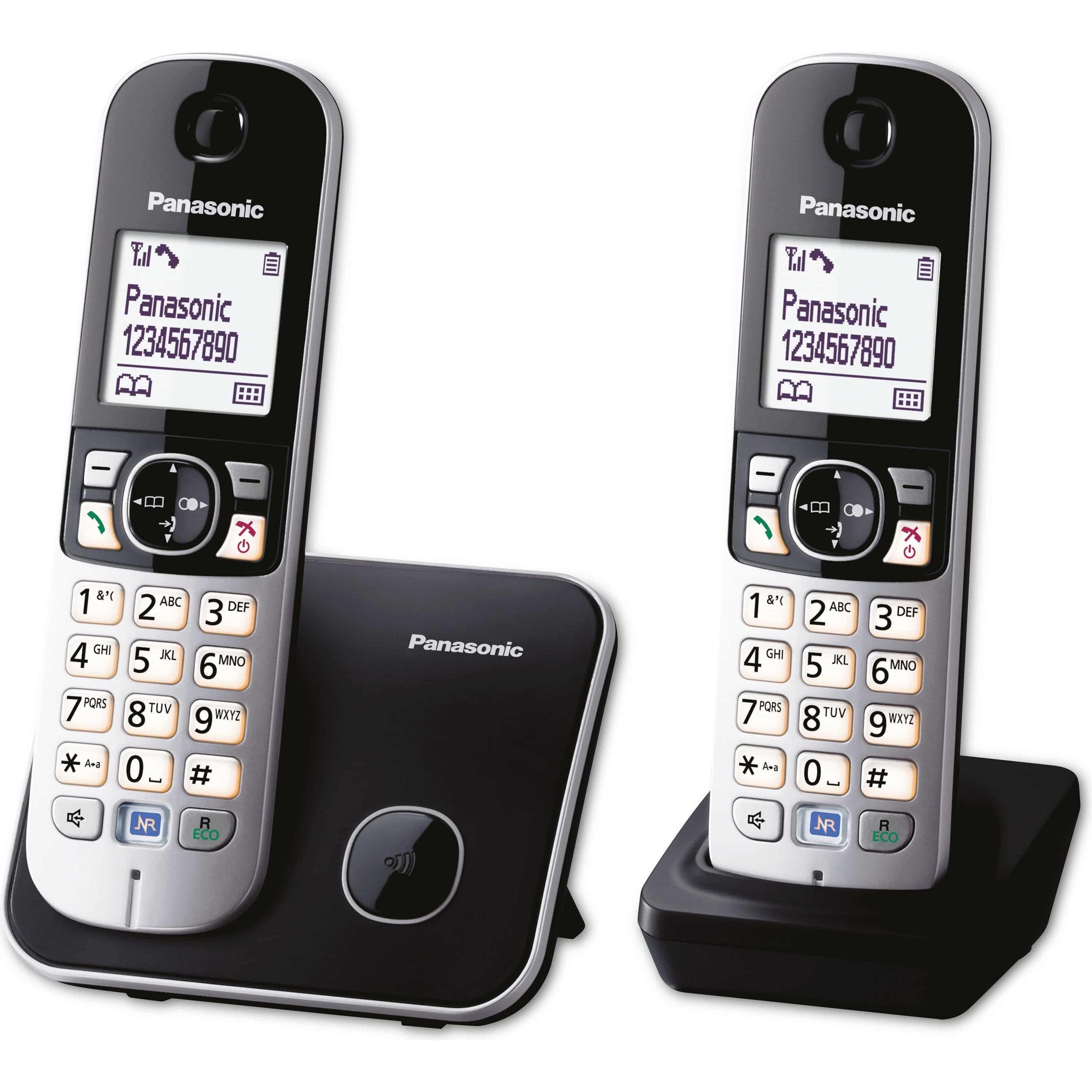 Panasonic KX-TG6812, Téléphone, Noir