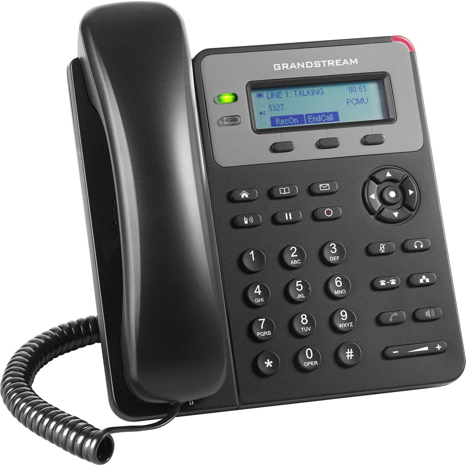Grandstream GXP1610, Téléphone, Noir