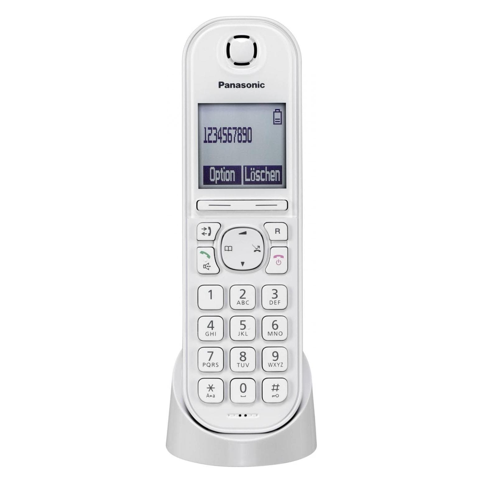 Panasonic KX-TGQ200GW, Téléphone, Blanc