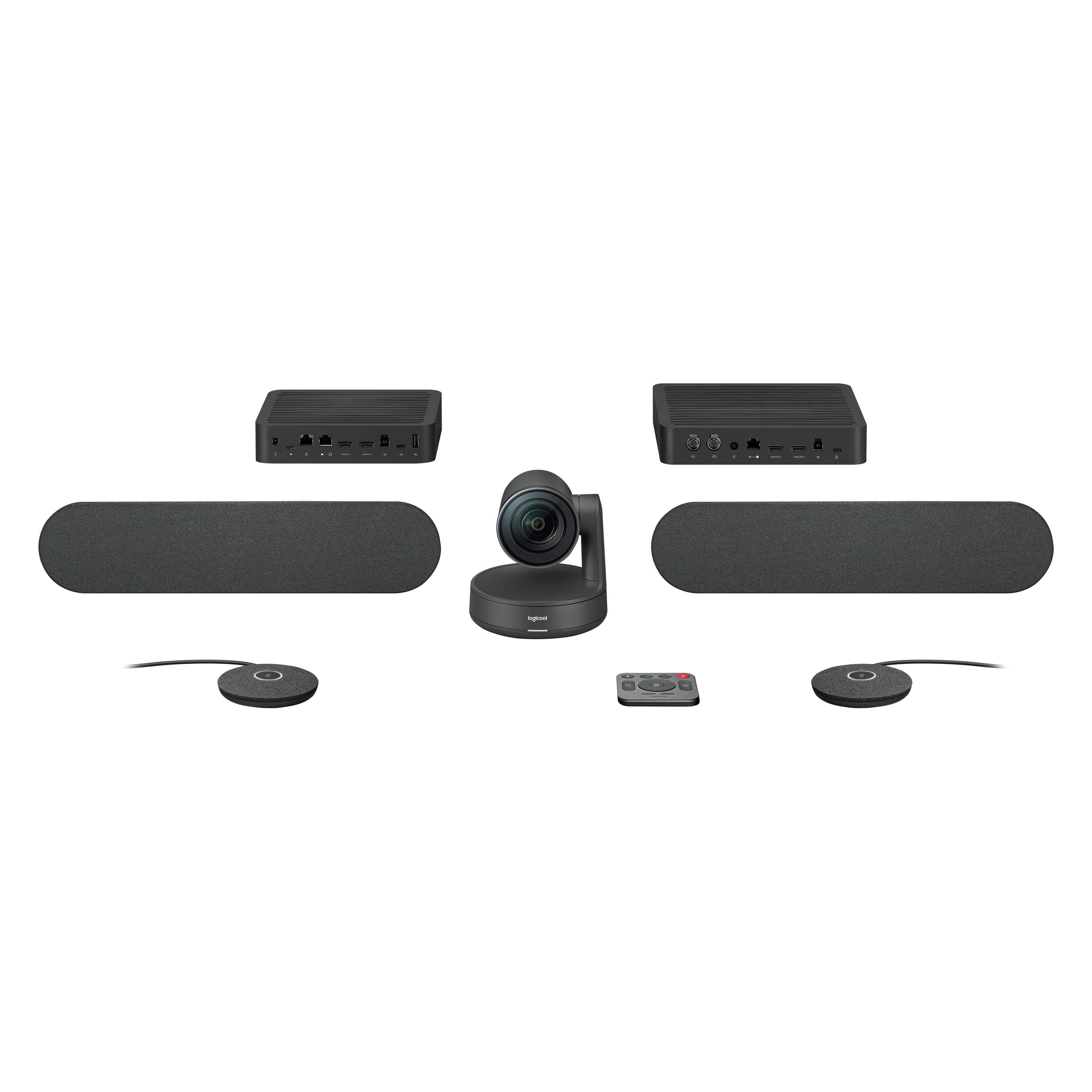 Logitech Rally Plus, Solution de conférence, Noir